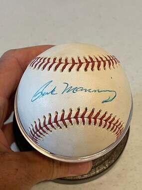 Rick Manning Autographed Spalding All-Star Official Baseball